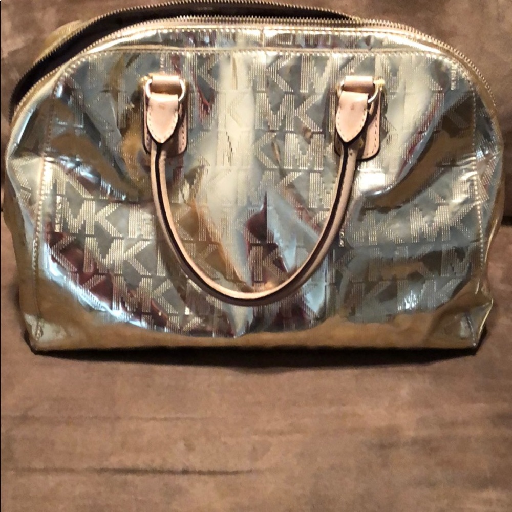 Gold MK purse